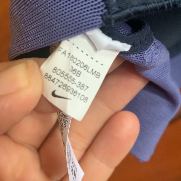 Nike Pro Rival Fade High Support Sports Bra 36B - Picture 7 of 8